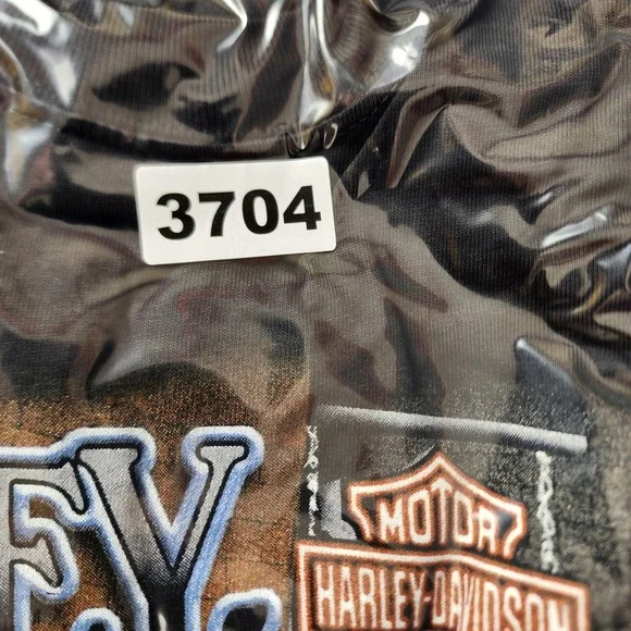 Vintage Harley Davidson Looney Tunes Taz Daytona Florida T-Shirt Mens XXL Black - Picture 9 of 9